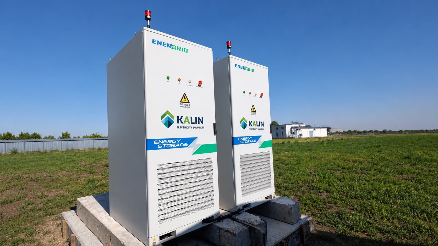 Armarios BESS de almacenamiento energético instalados en exterior
