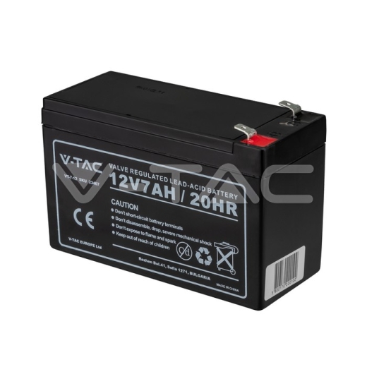Batería Plomo Ácido 7Ah 12V T2 151*65*94(100)mm Batería Plomo Ácido 7Ah 12V T2 151*65*94(100)mm