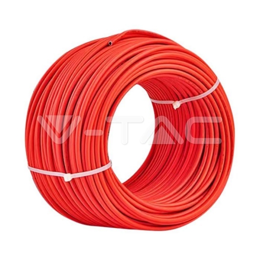 Cable 6SQ Rojo para paneles solares 100m. Cable 6SQ Rojo para paneles solares 100m.