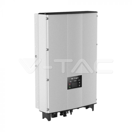 Inversor Solar De Red Trifásico 5kW Pantalla LCD, Interruptor de CC, IP65 - 4