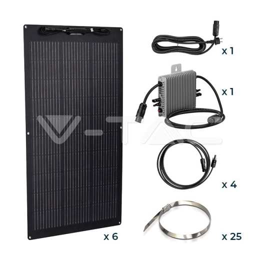 Planta de energía solar portátil para balcón de 600W - 2
