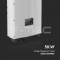 Inversor Solar De Red Trifásico 5kW Pantalla LCD, Interruptor de CC, IP65 - 5