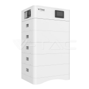 25.60kWh (5.12kWh x 5) Stackable LiFePO4 Battery System